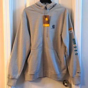 Mens Carhartt Force Delmont Sweatshirt Hoodie